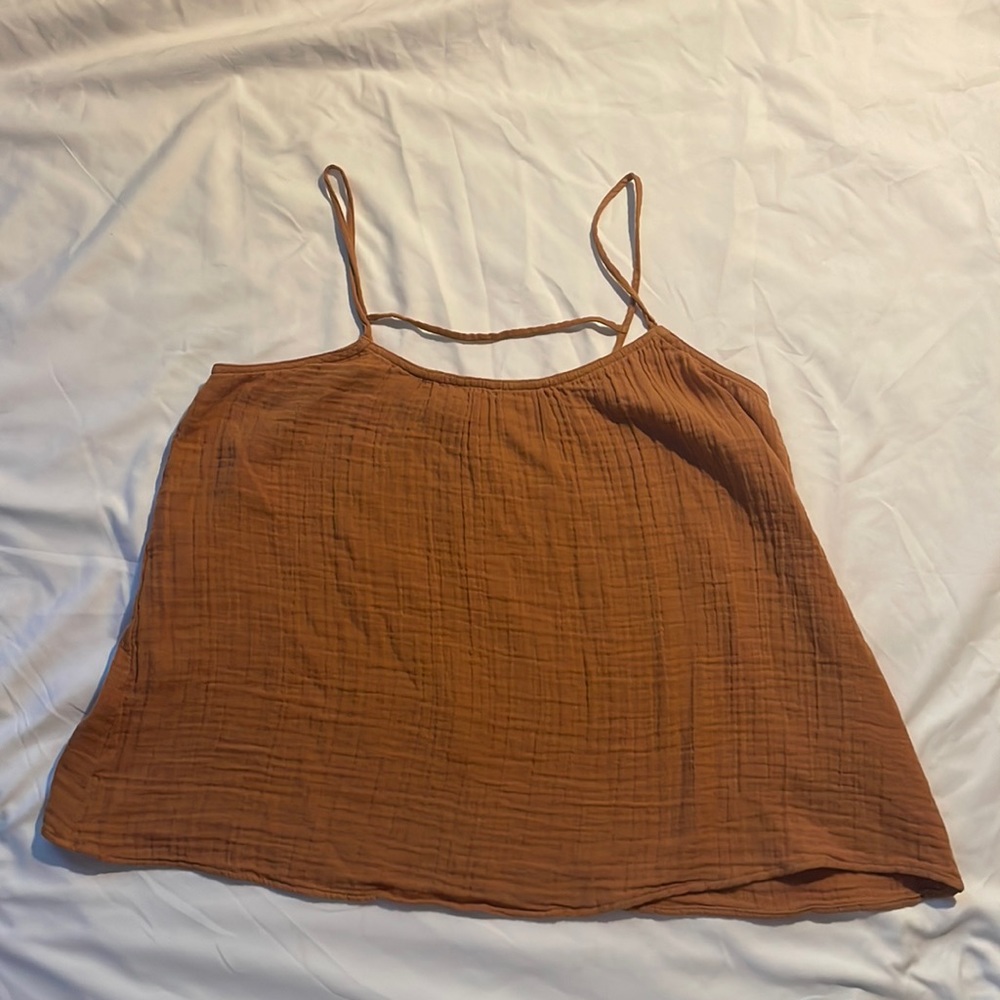 H&M Flowy Linen Tank